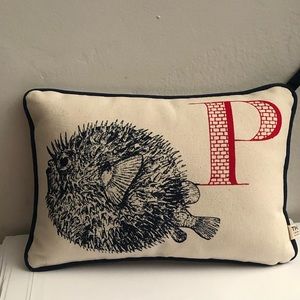 New Thomas Paul hanging door pillow P is for Puffer Do Not Disturb